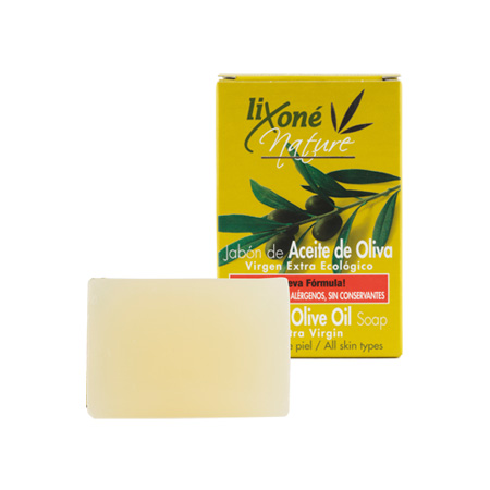 Jabón de aceite de oliva virgen extra ecológico para todo tipo de pieles